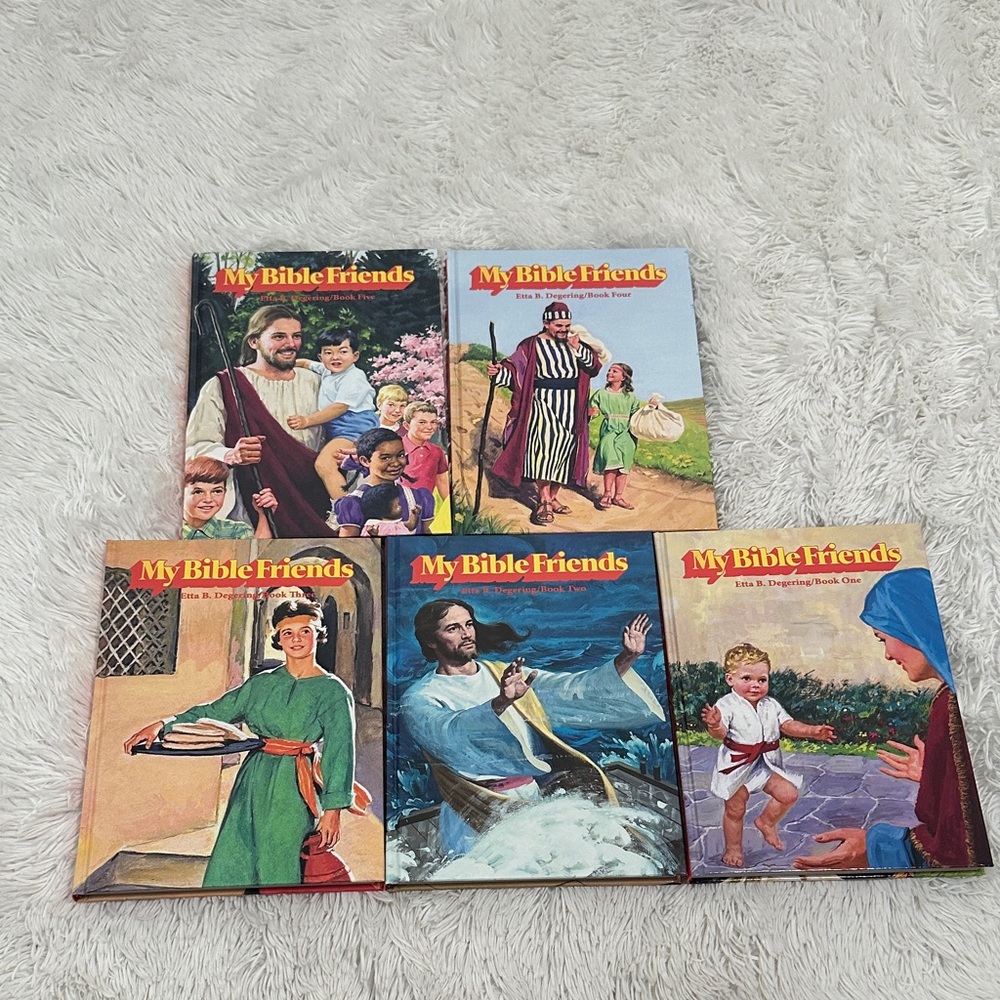 🐨 Set of 1-5 Vintage 1977 My Bible Friends Books